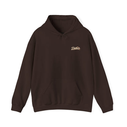 Detour Vintage Hot Rod Hoodie — "Take The Long Way" Classic Car Sweatshirt