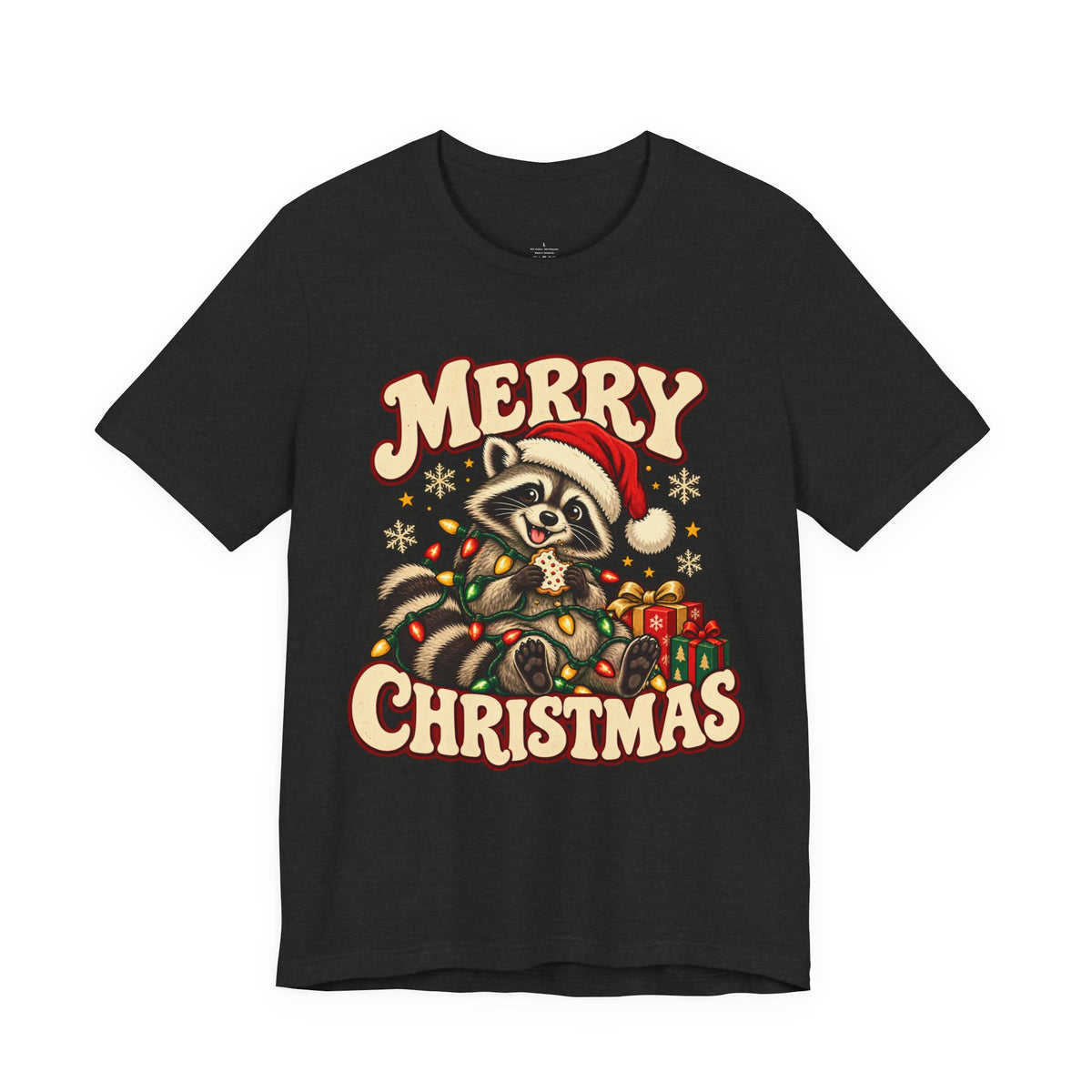 Merry Christmas Raccoon Tee