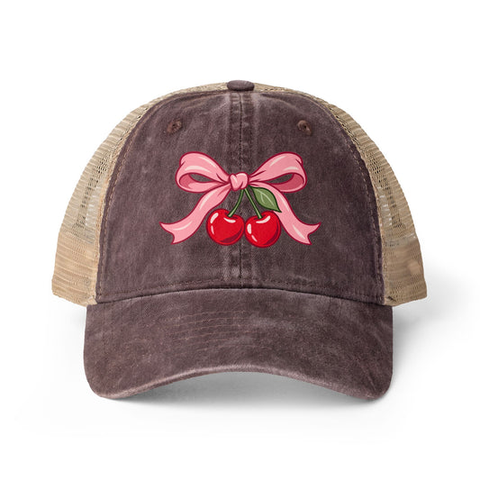 Women's Washed Mesh-Back Cap