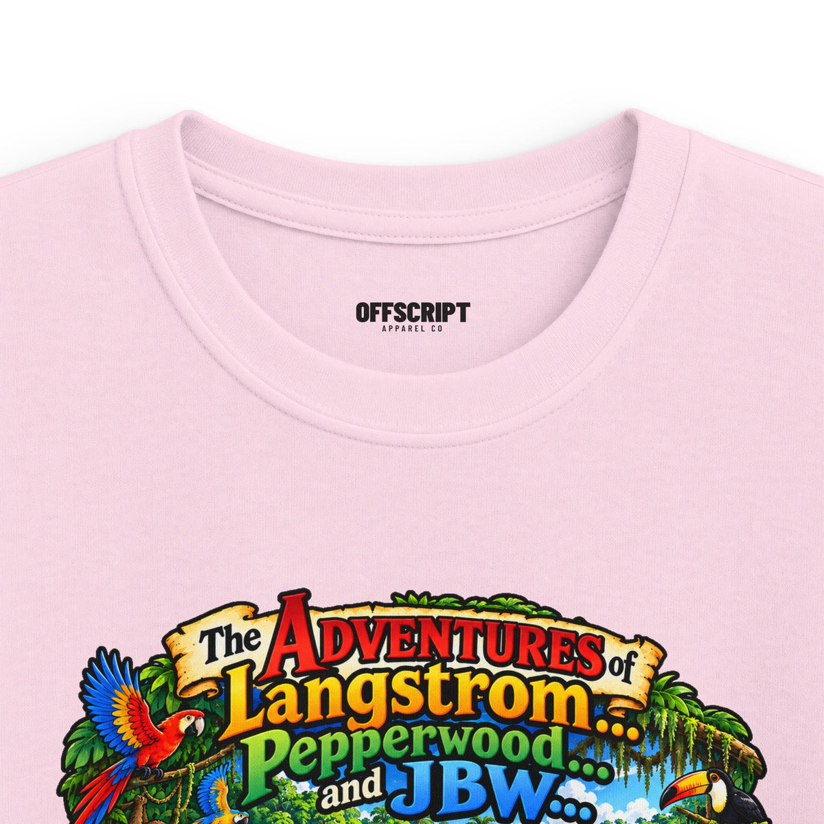 Kids Adventure Tee — 'The Adventures of Langstrom & Pepperwood' Vintage Storybook Graphic