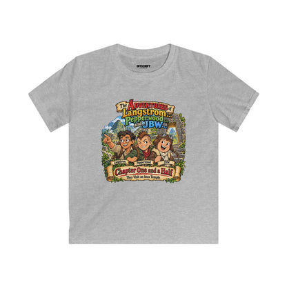 Kids Tee — "The Adventures of Langstrom, Pepperworth & JBW" Chapter One and a Half Illustration