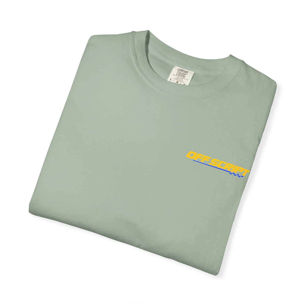 T-Shirt — Off Script Vinyl Graphic Tee: "Make Your Own Plans" Retro Racing Design