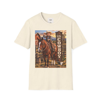 Kid's 'Lil Cowboy' T-Shirt — Cute Western Horse & Ranch Graphic