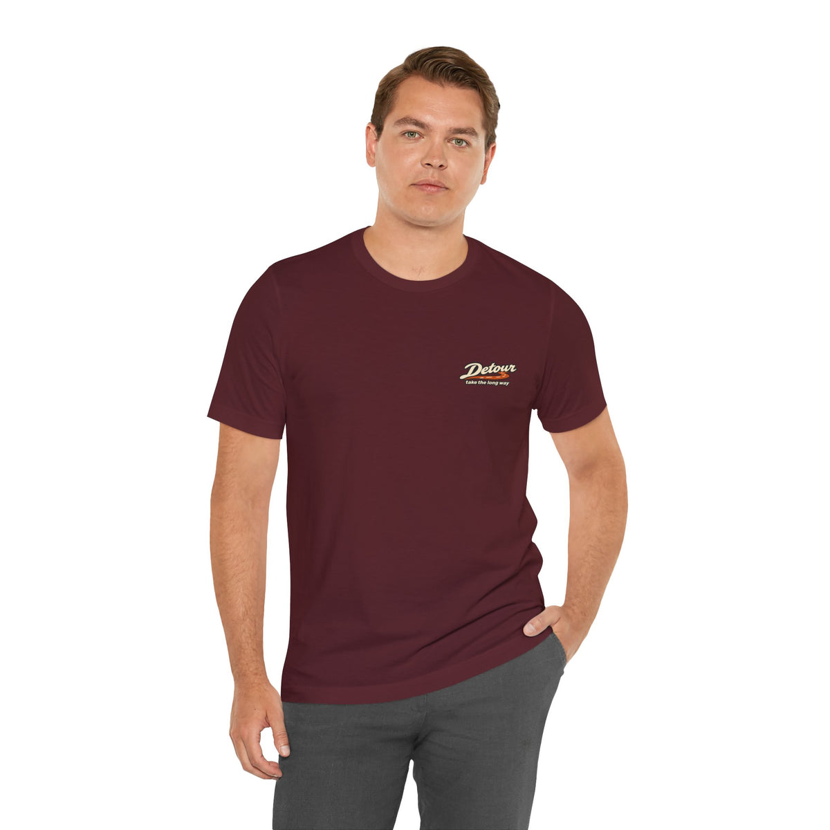Detour Adventure Tee — 'Take the Long Way' Graphic T‑Shirt