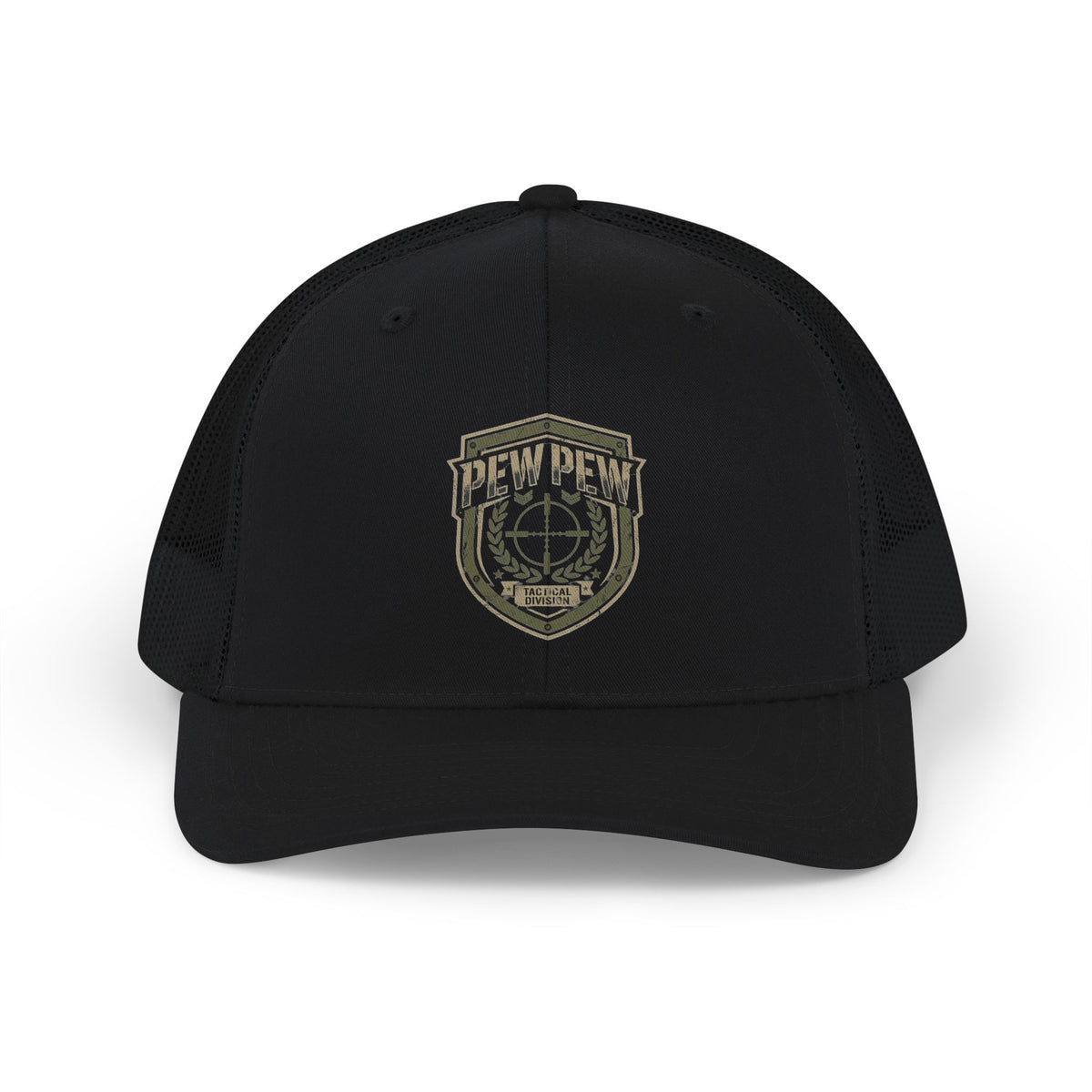 Tactical Shield Logo Snapback Cap | Trucker Mesh Hat
