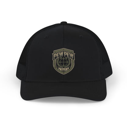 Tactical Shield Logo Snapback Cap | Trucker Mesh Hat
