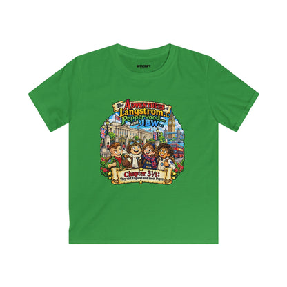 Kids T‑Shirt — 'The Adventures of Langstrom & Pepperwood' Vintage Storybook Design