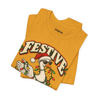Festive Butterball Turkey Christmas Tee — Holiday Humor Shirt