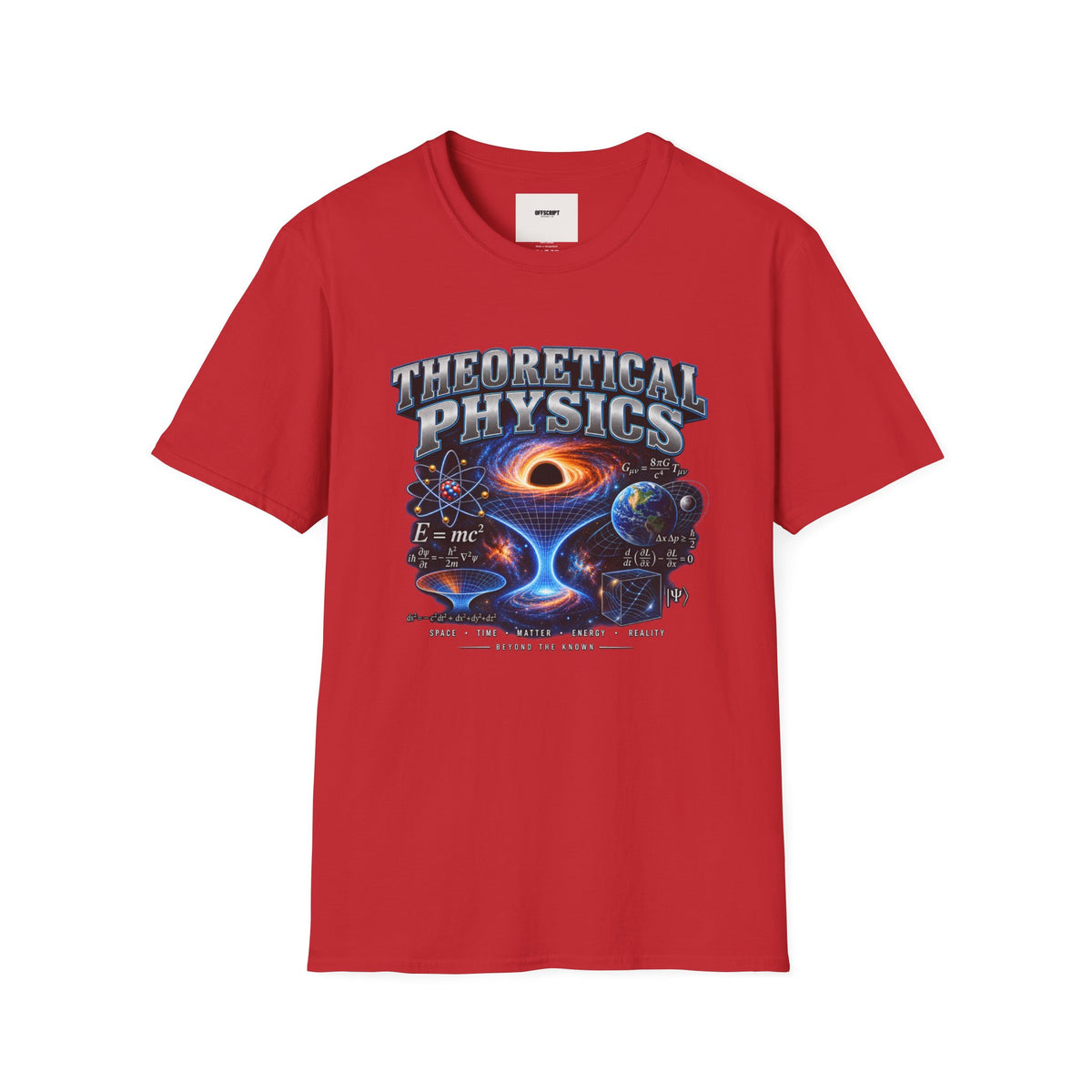 Theoretical Physics Graphic Tee — Science Galaxy Black Hole Design