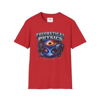 Theoretical Physics Graphic Tee — Science Galaxy Black Hole Design