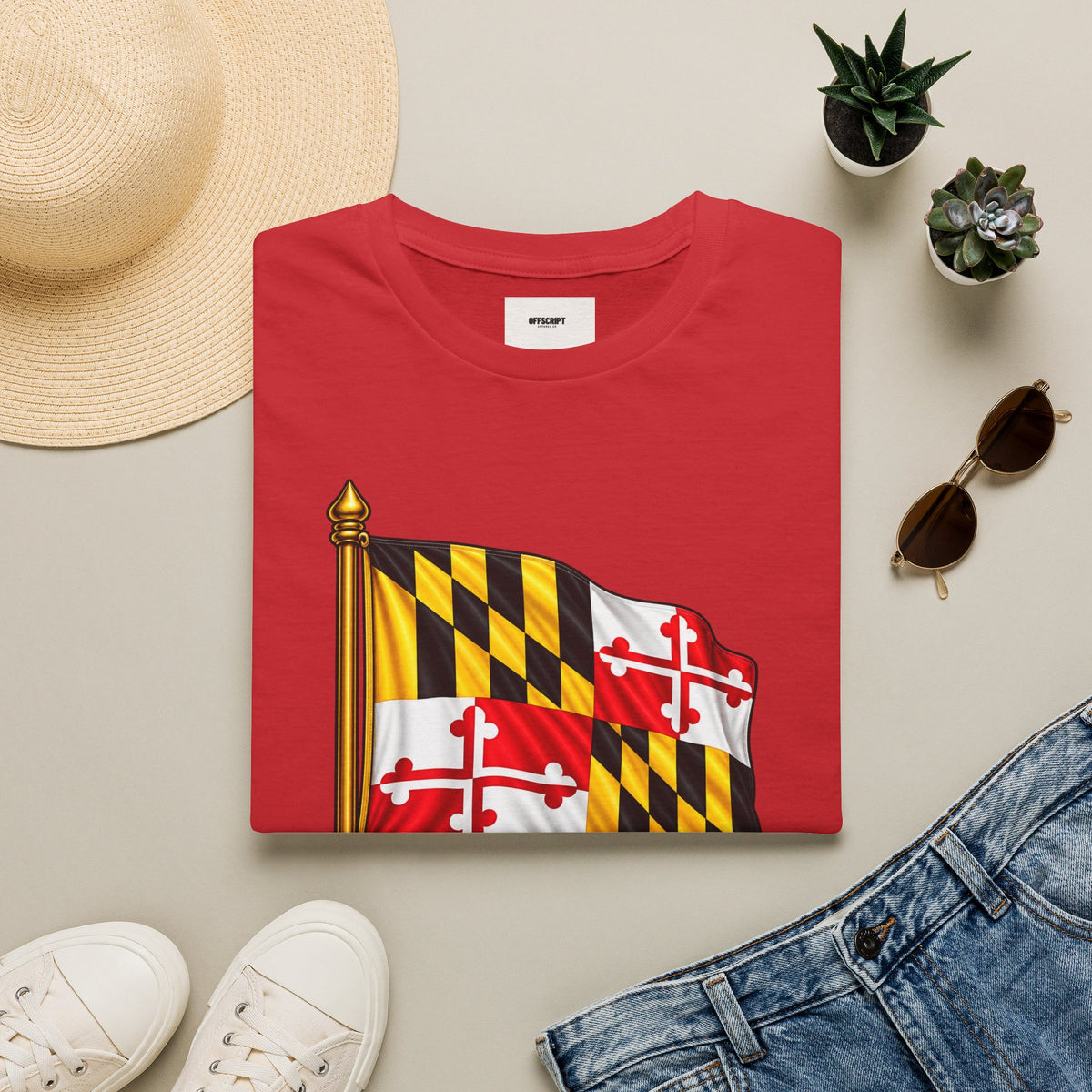 Maryland Flag T-Shirt — State Pride Graphic Tee