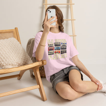 Old School Playlist Cassette Tape T-Shirt