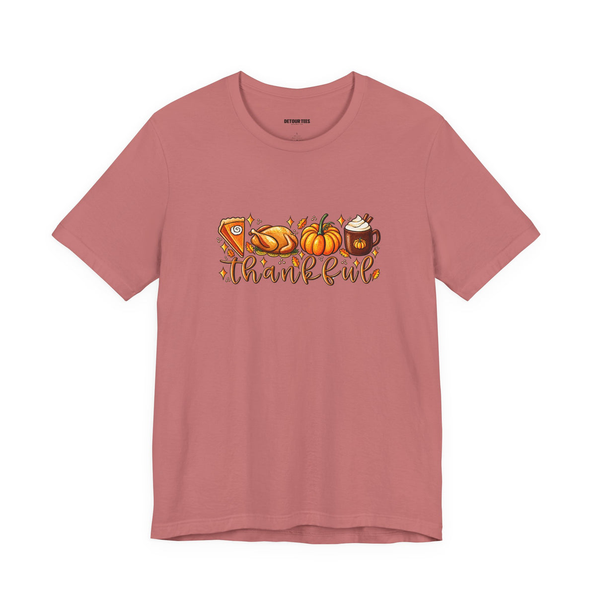 Thankful Harvest Tee — Thanksgiving Pumpkin & Pie Fall Shirt