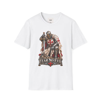 Knight T-Shirt — Fear No Evil Crusader Graphic Tee