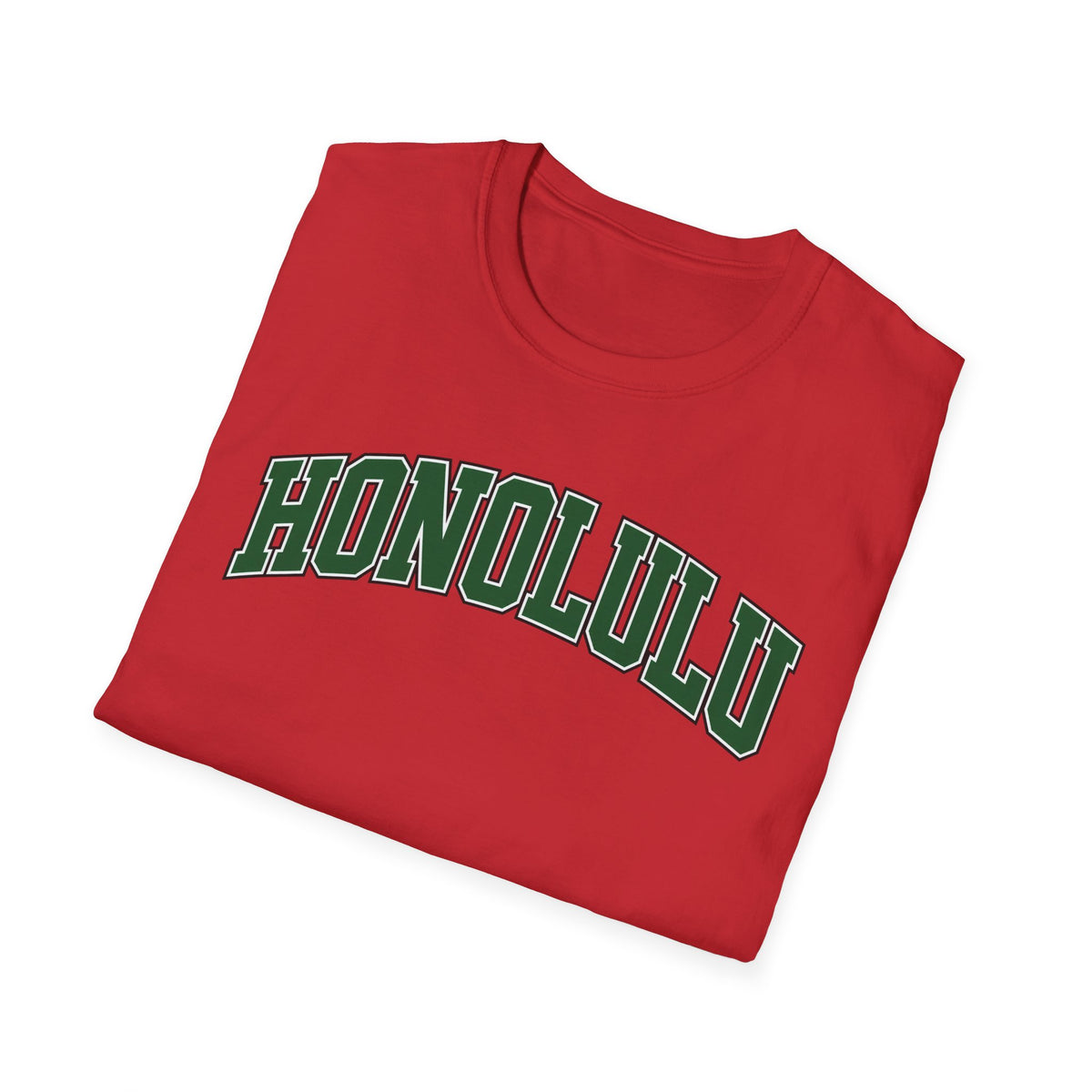 Honolulu Arch Logo T-Shirt — Vintage Collegiate Hawaii Tee