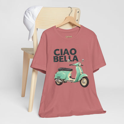 Ciao Bella Vespa Scooter Graphic T-Shirt