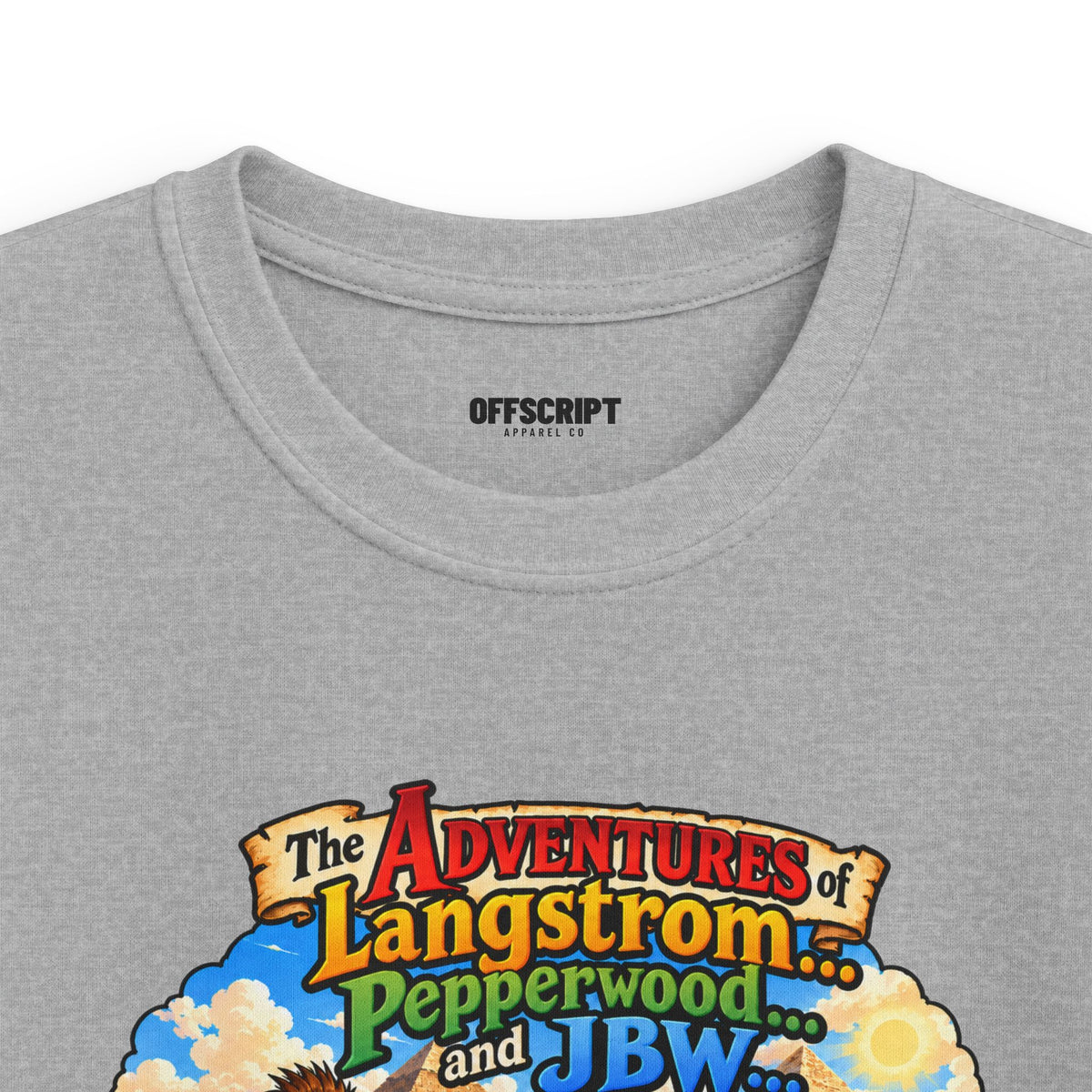 Kids Adventure T‑Shirt — "The Adventures of Langstrom & Pepperwood" Fantasy Design