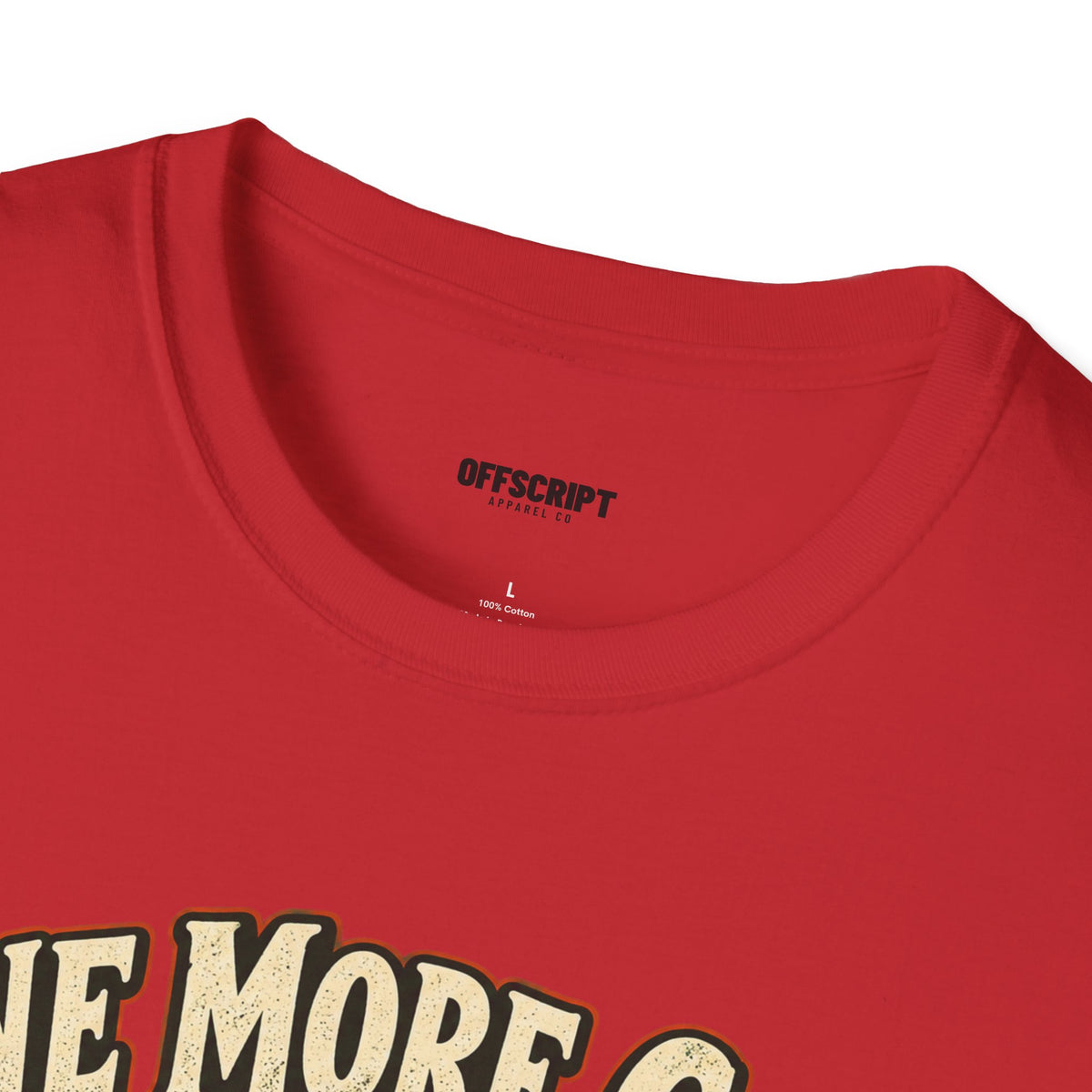 Fishing T-Shirt — "One More Cast" Bass Graphic Tee