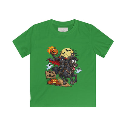 Kids Halloween Tee — Headless Horseman Trick or Treat Shirt for Children