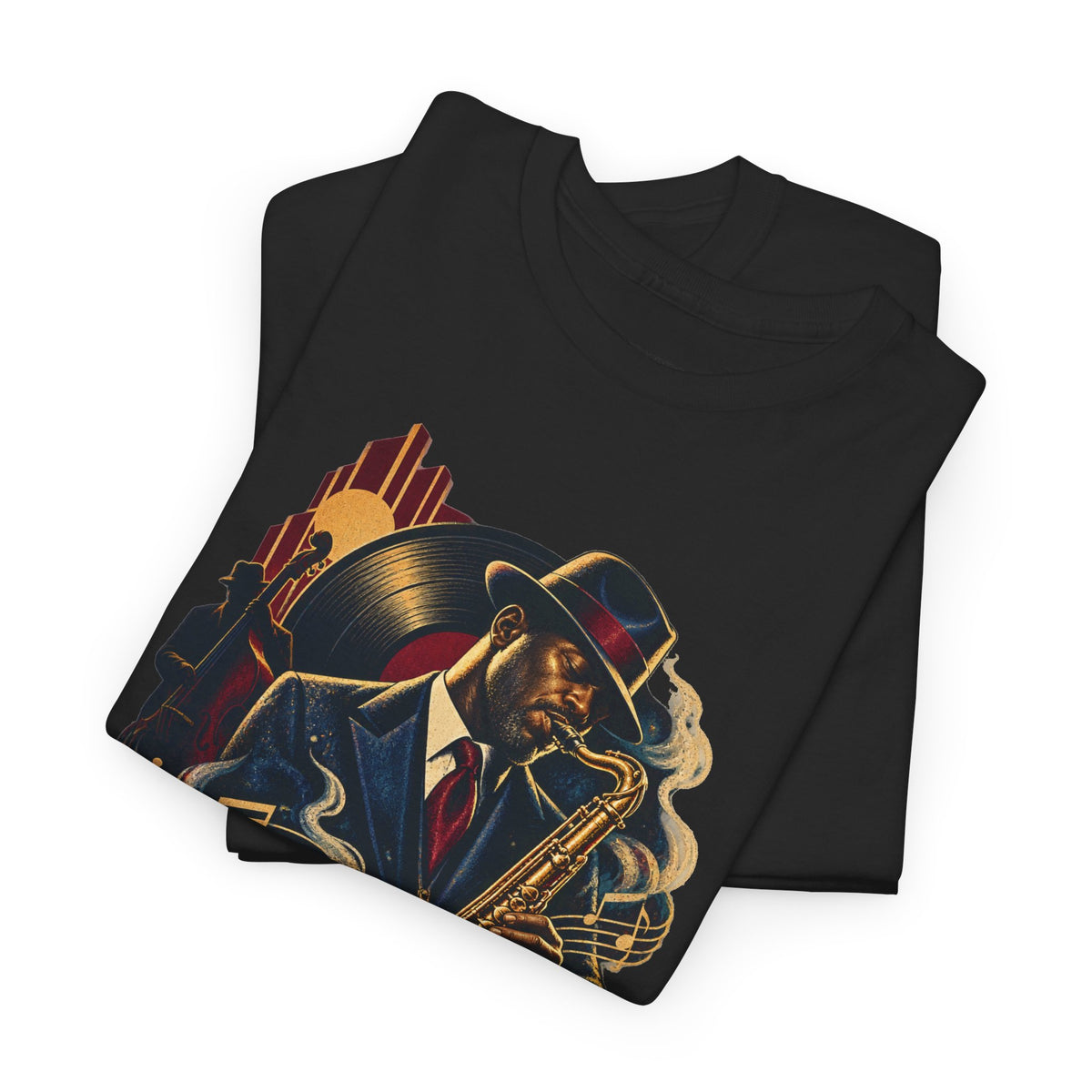 Saxophone Jazz Musician T-Shirt — Vintage Sax Player Tee