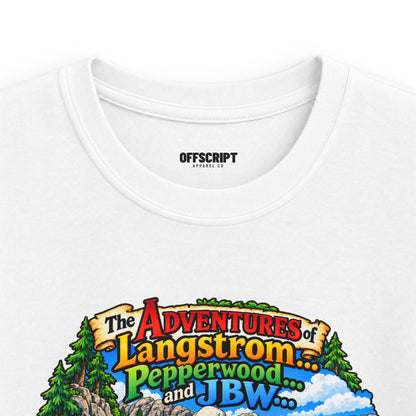 Kids Tee — Adventure of Langstrom Pepperwood Club Vintage Camp Graphic