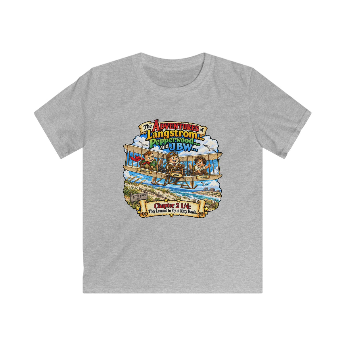 Kids Adventure Tee — Langstrom's Pepperwood J.B.W.S. Vintage Nature Graphic