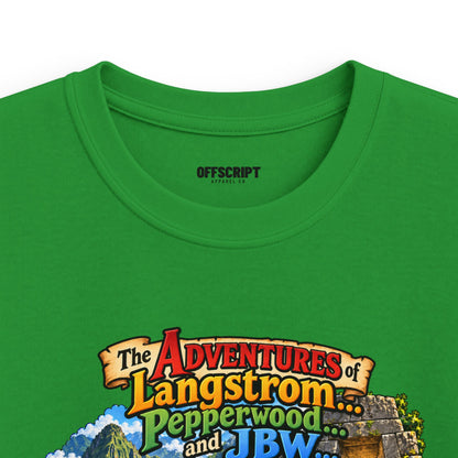 Kids Tee — "The Adventures of Langstrom, Pepperworth & JBW" Chapter One and a Half Illustration