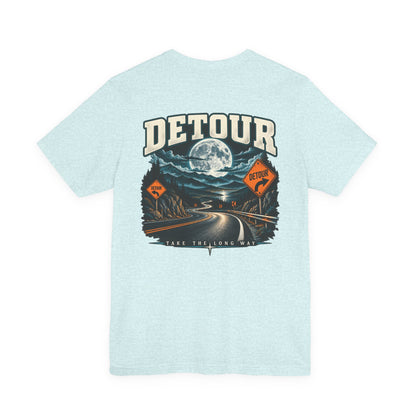 Detour Take the Long Way Road Trip Graphic T-Shirt