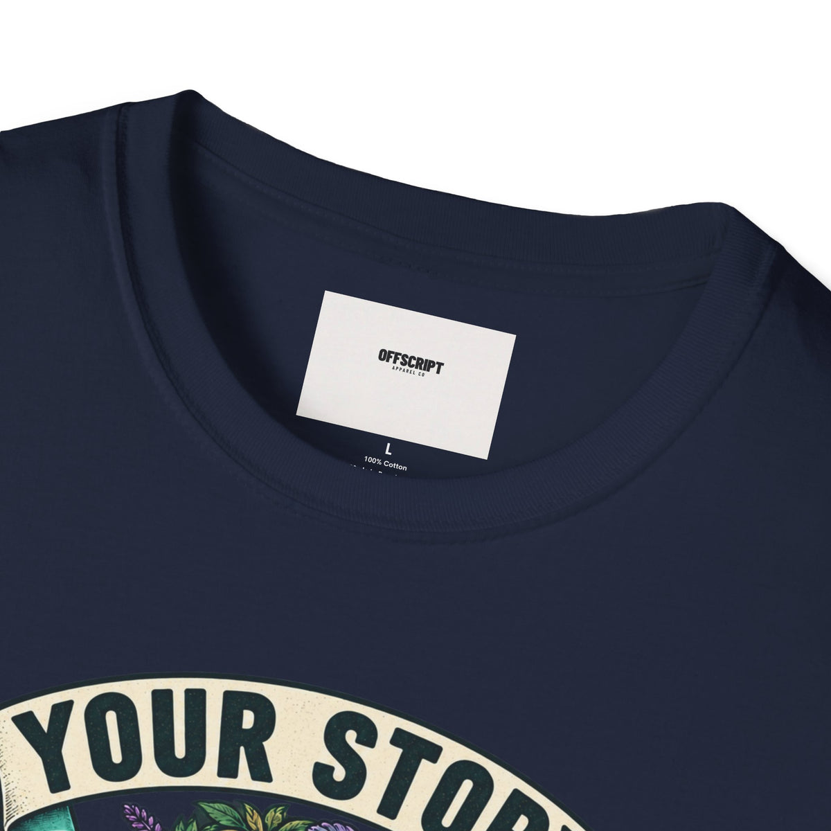 'Your Story Isn't Over' Floral T-Shirt — Inspirational Mental Health Tee