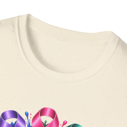 We Hate Cancer T-Shirt — Multicolor Cancer Awareness Ribbon Tee