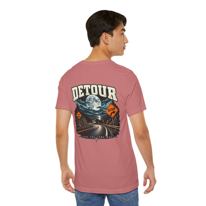 Detour Take the Long Way Road Trip Graphic T-Shirt