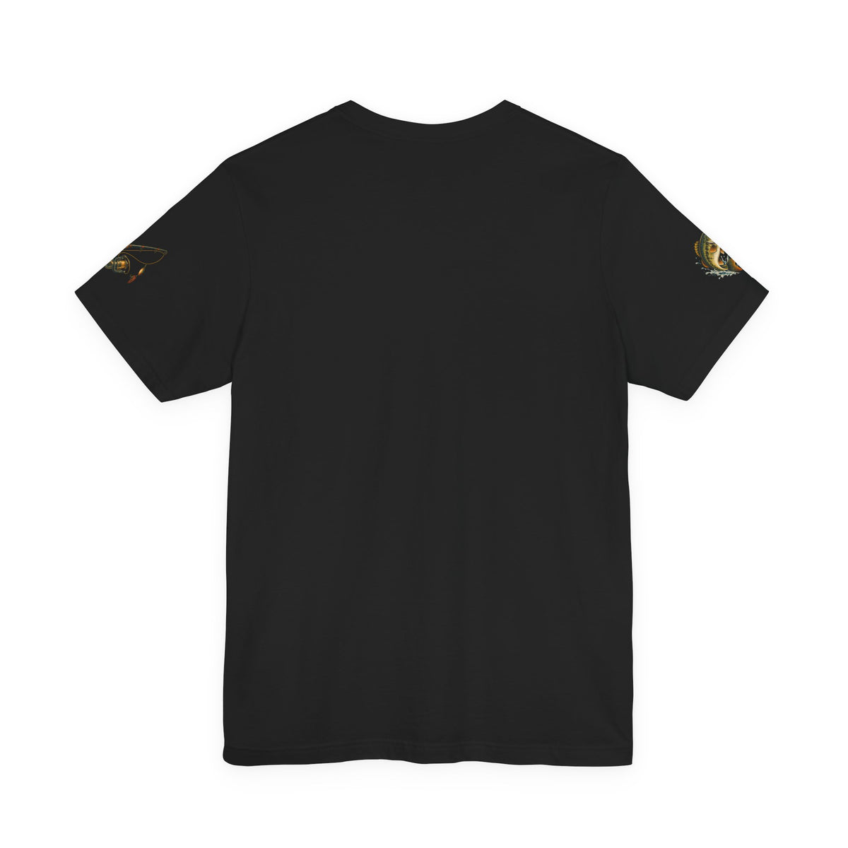 Sunset Lake Fishing T-Shirt — Mountain Boat Fishing Graphic Tee