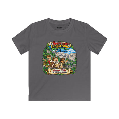 Kids Tee — Adventure of Langstrom Pepperwood Club Vintage Camp Graphic