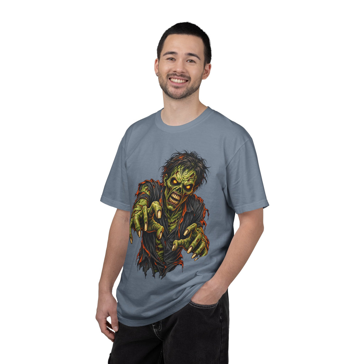 Zombie Attack T‑Shirt — Graphic Horror Tee for Halloween & Horror Fans