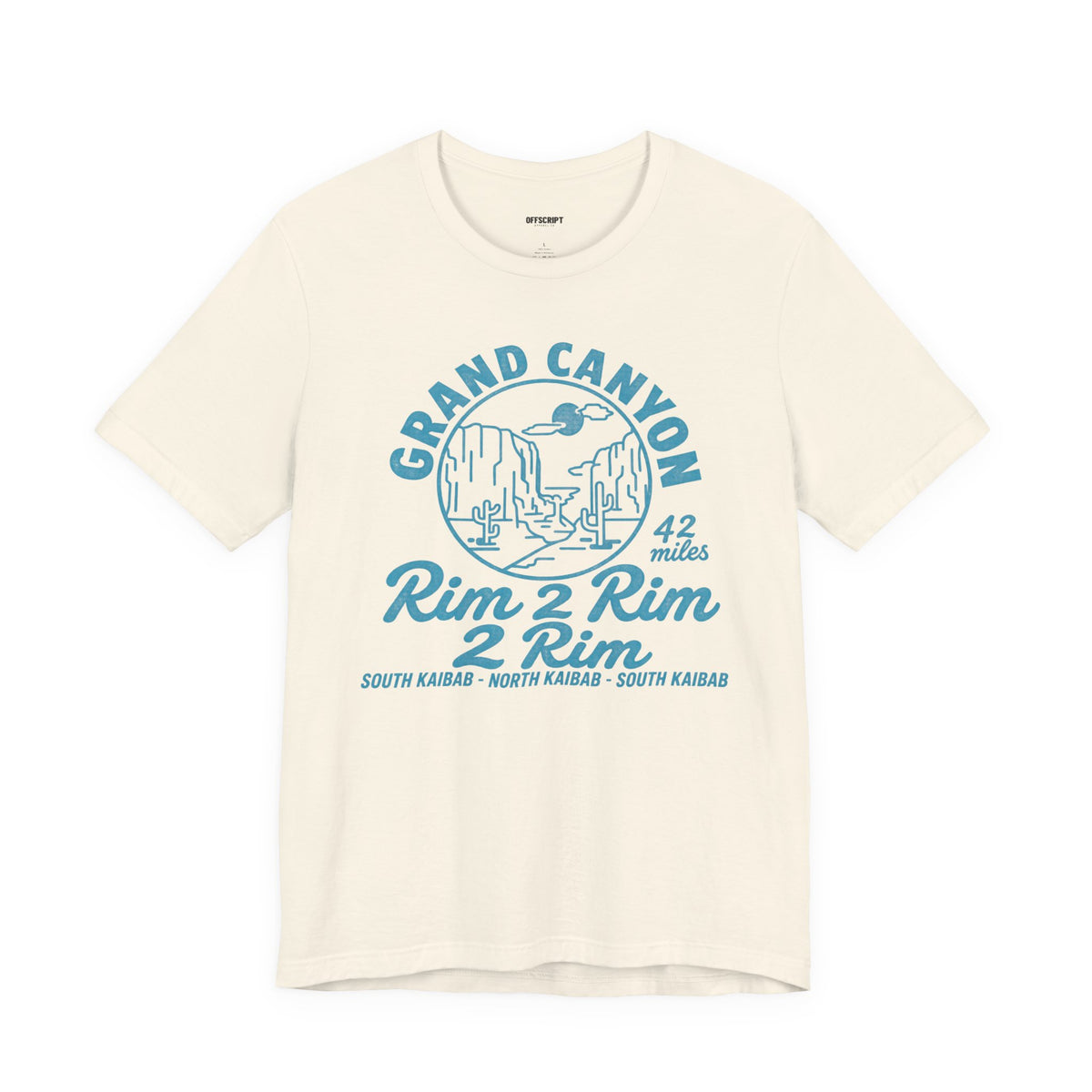 Grand Canyon Rim 2 Rim Graphic Tee — 42 Miles Adventure T-Shirt