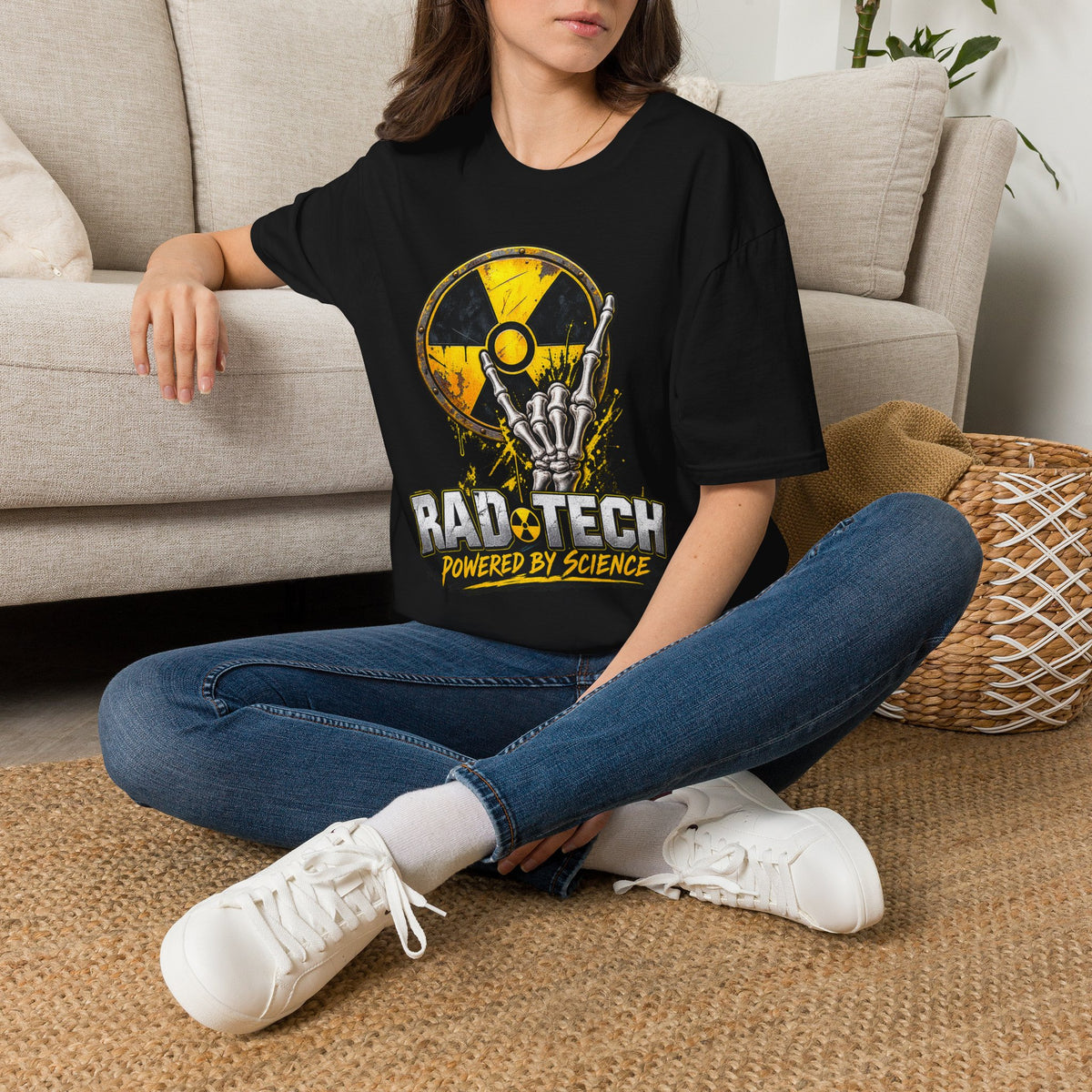 Bad Tech T-Shirt — Powered by Science Radioactive Logo Tee