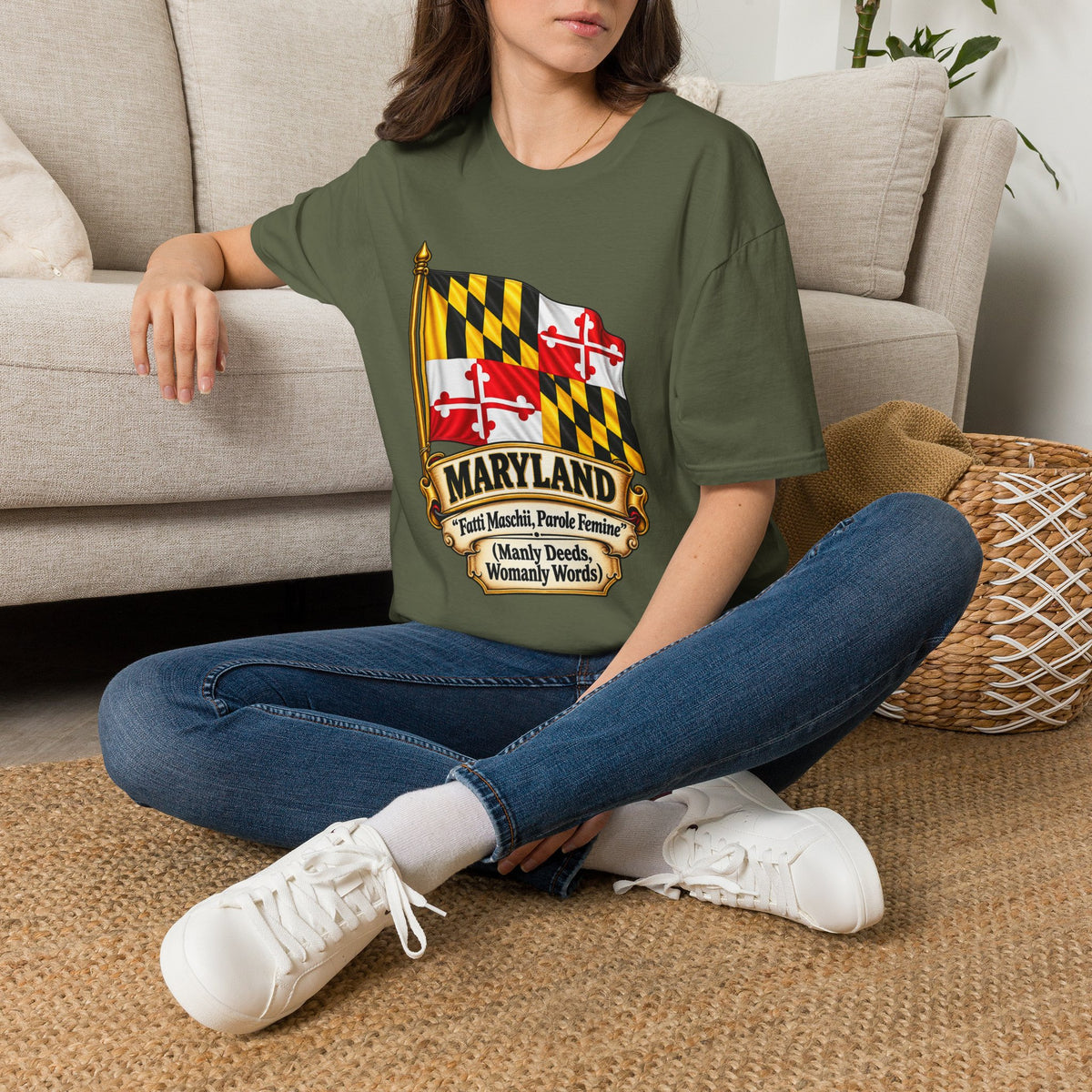 Maryland Flag T-Shirt — State Pride Graphic Tee