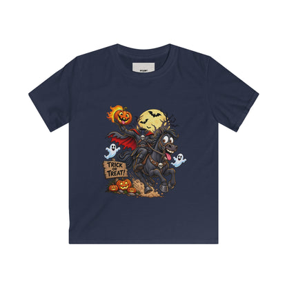 Kids Halloween Tee — Headless Horseman Trick or Treat Shirt for Children