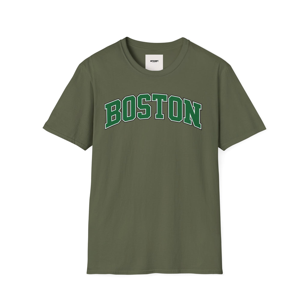 Boston Arch Logo T‑Shirt — Classic College Campus Tee