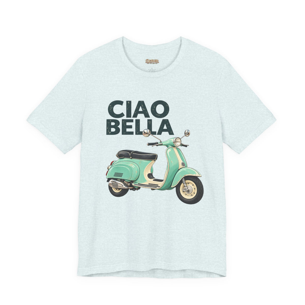 Ciao Bella Vespa Scooter Graphic T-Shirt