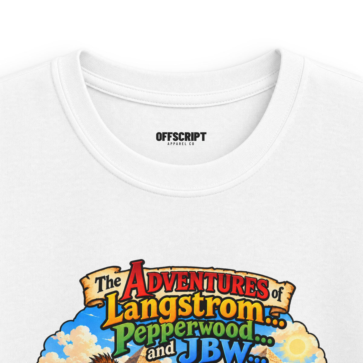 Kids Adventure T‑Shirt — "The Adventures of Langstrom & Pepperwood" Fantasy Design