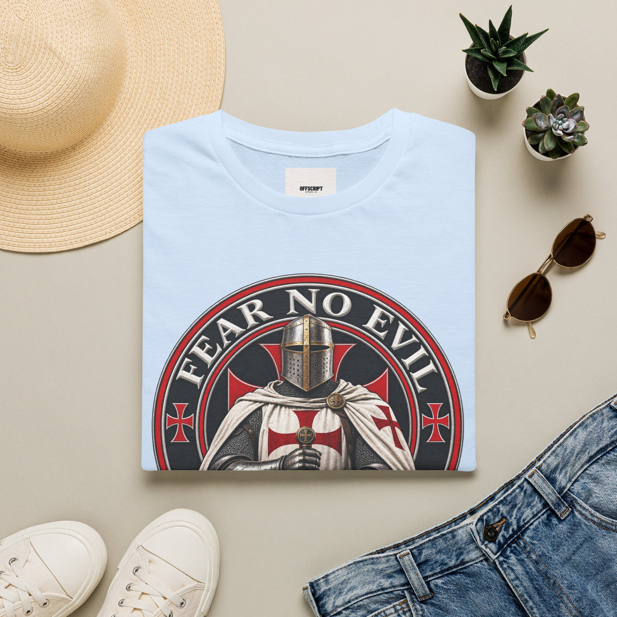 Crusader 'Fear No Evil' T‑Shirt