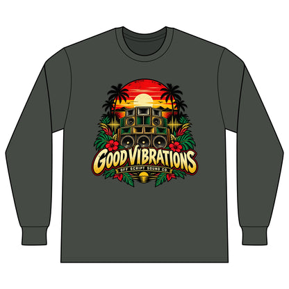 Good Vibrations Sunset Long Sleeve T-Shirt