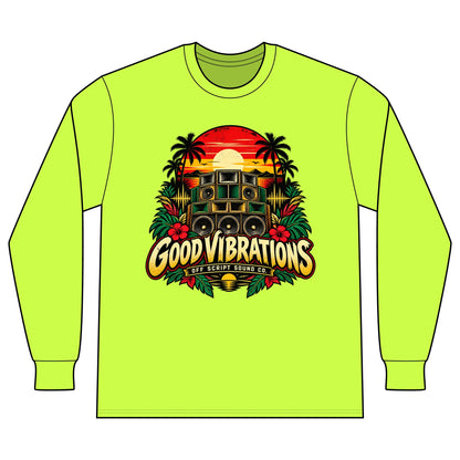 Good Vibrations Sunset Long Sleeve T-Shirt