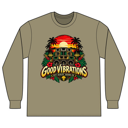 Good Vibrations Sunset Long Sleeve T-Shirt