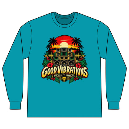Good Vibrations Sunset Long Sleeve T-Shirt