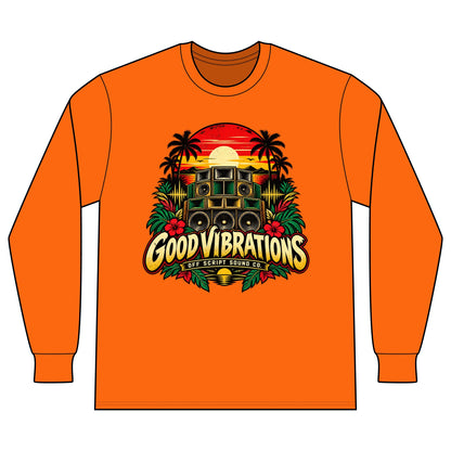 Good Vibrations Sunset Long Sleeve T-Shirt