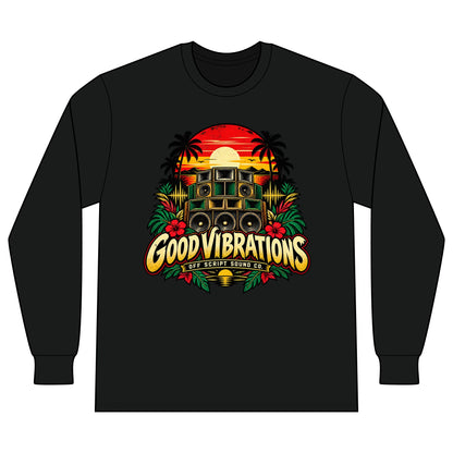 Good Vibrations Sunset Long Sleeve T-Shirt