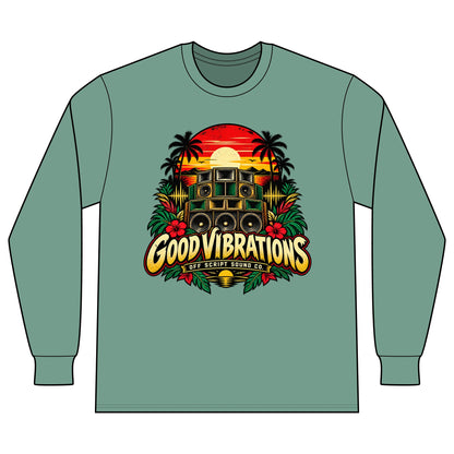 Good Vibrations Sunset Long Sleeve T-Shirt