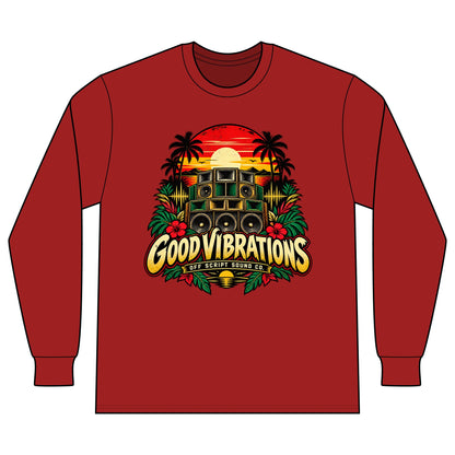 Good Vibrations Sunset Long Sleeve T-Shirt
